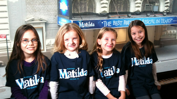 The Broadway Matildas - Oona Laurence, Milly Shapiro, Sophia Gennusa, and Bailey Ryon