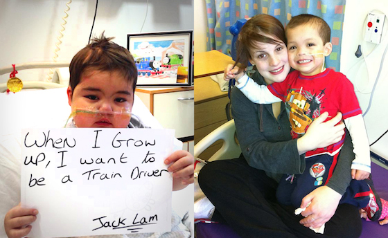 Jack and his mum Stacey