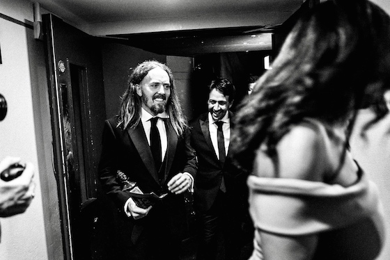 Tim & Lin-Manuel Miranda backstage Photo by Matt Humphrey (@31thirtyone)