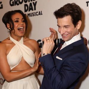 Barrett Doss (Rita) and Andy Karl (Phil)